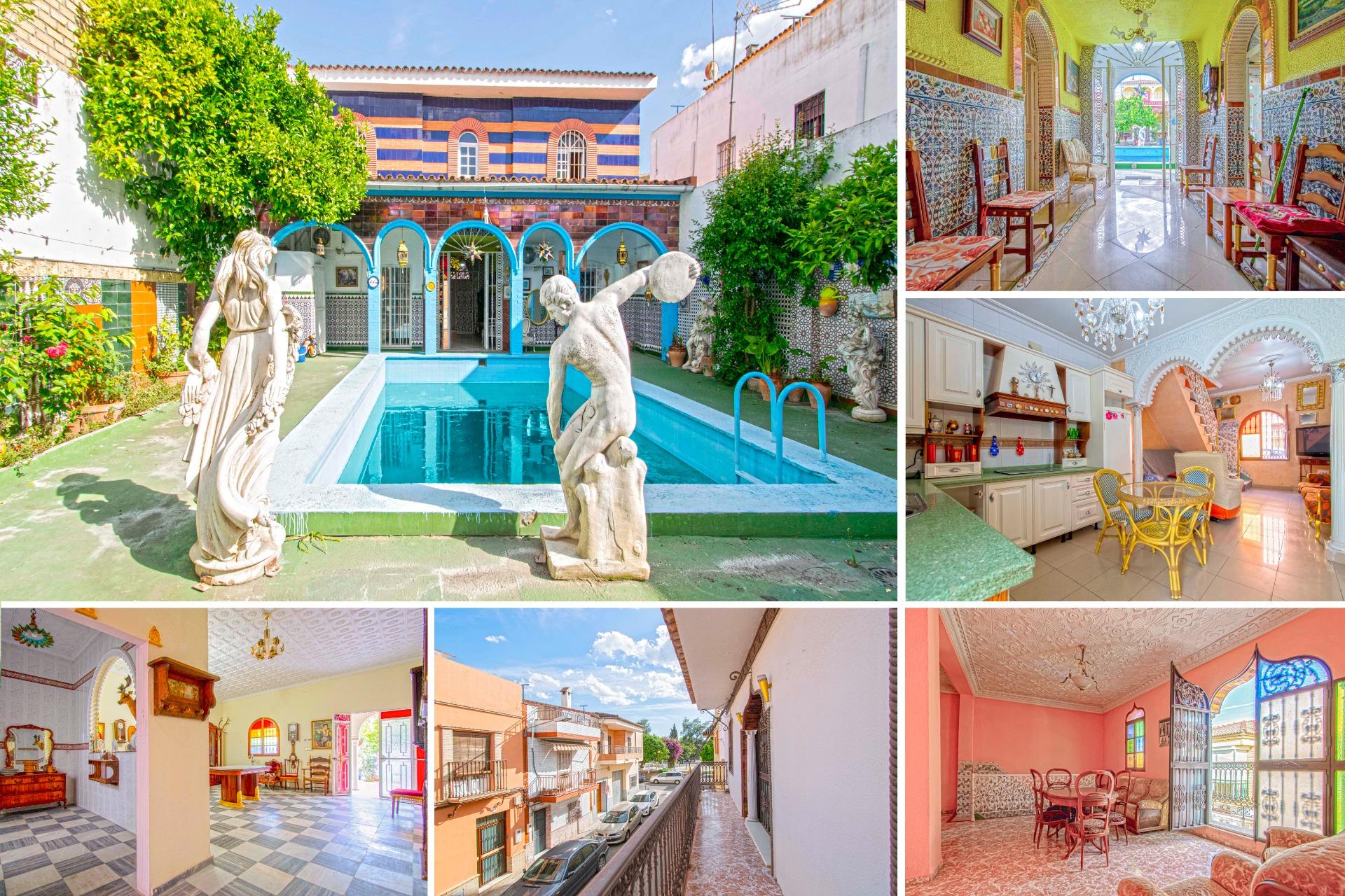 Gran casa con patio y piscina en Mairena del Aljarafe!!!