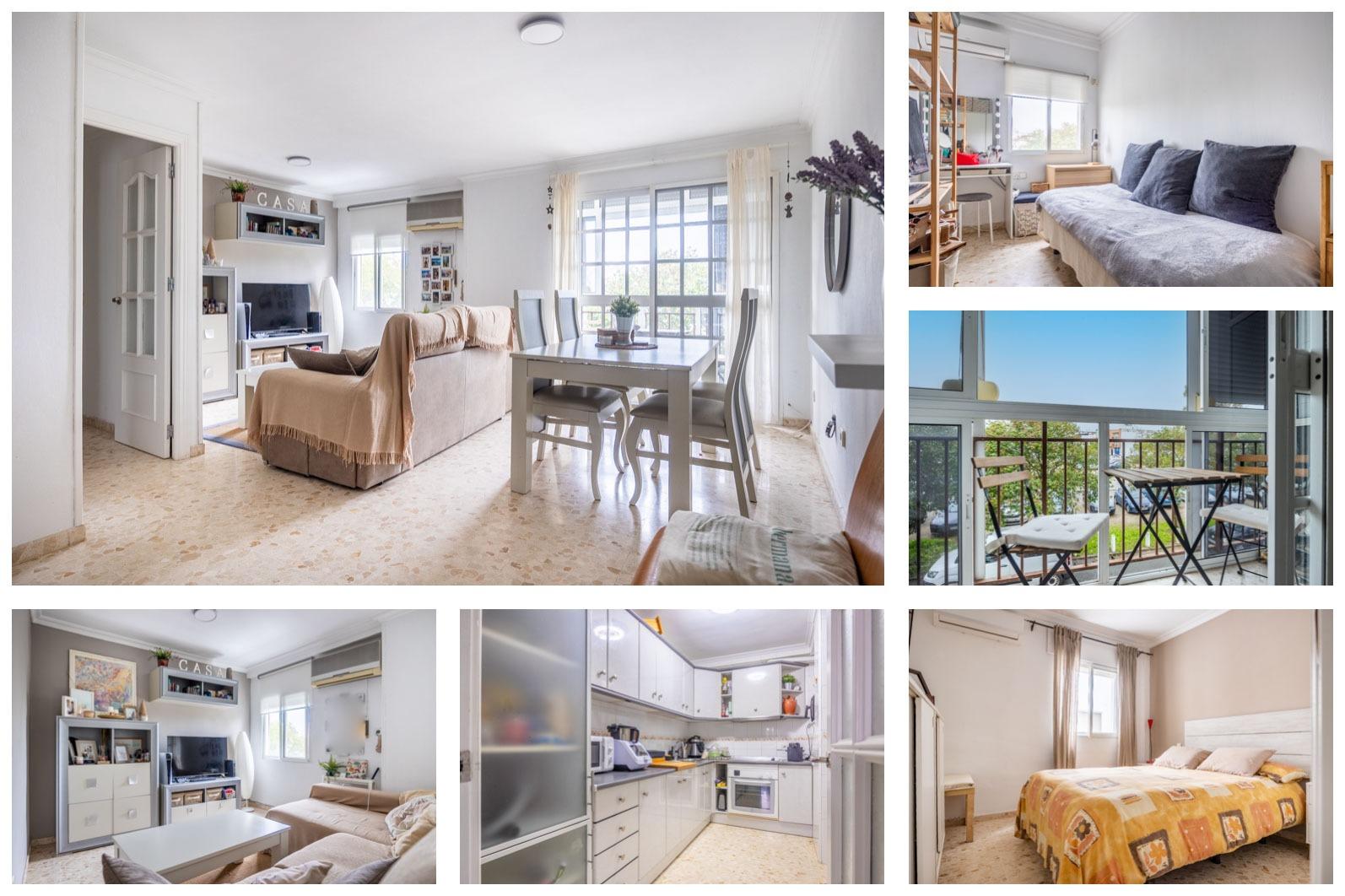 SE VENDE PISO SEMIREFORMADO 76 M2 2 HABIT. (ANTES 3), UN BAÑO CON PLAZA DE GARAJE EN SUPERFICIE