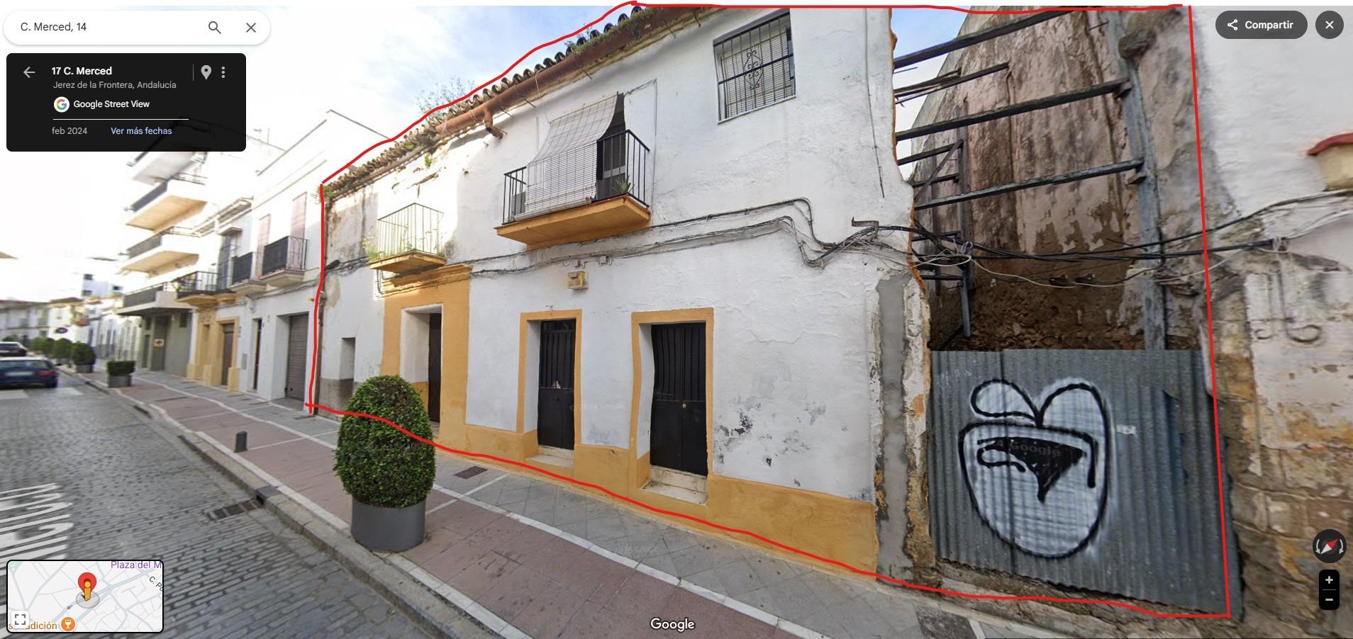 Solar urbano finalista en pleno centro de Jerez de La Frontera.